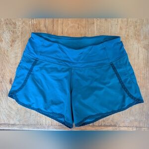 Lululemon Teal Shorts Size 4